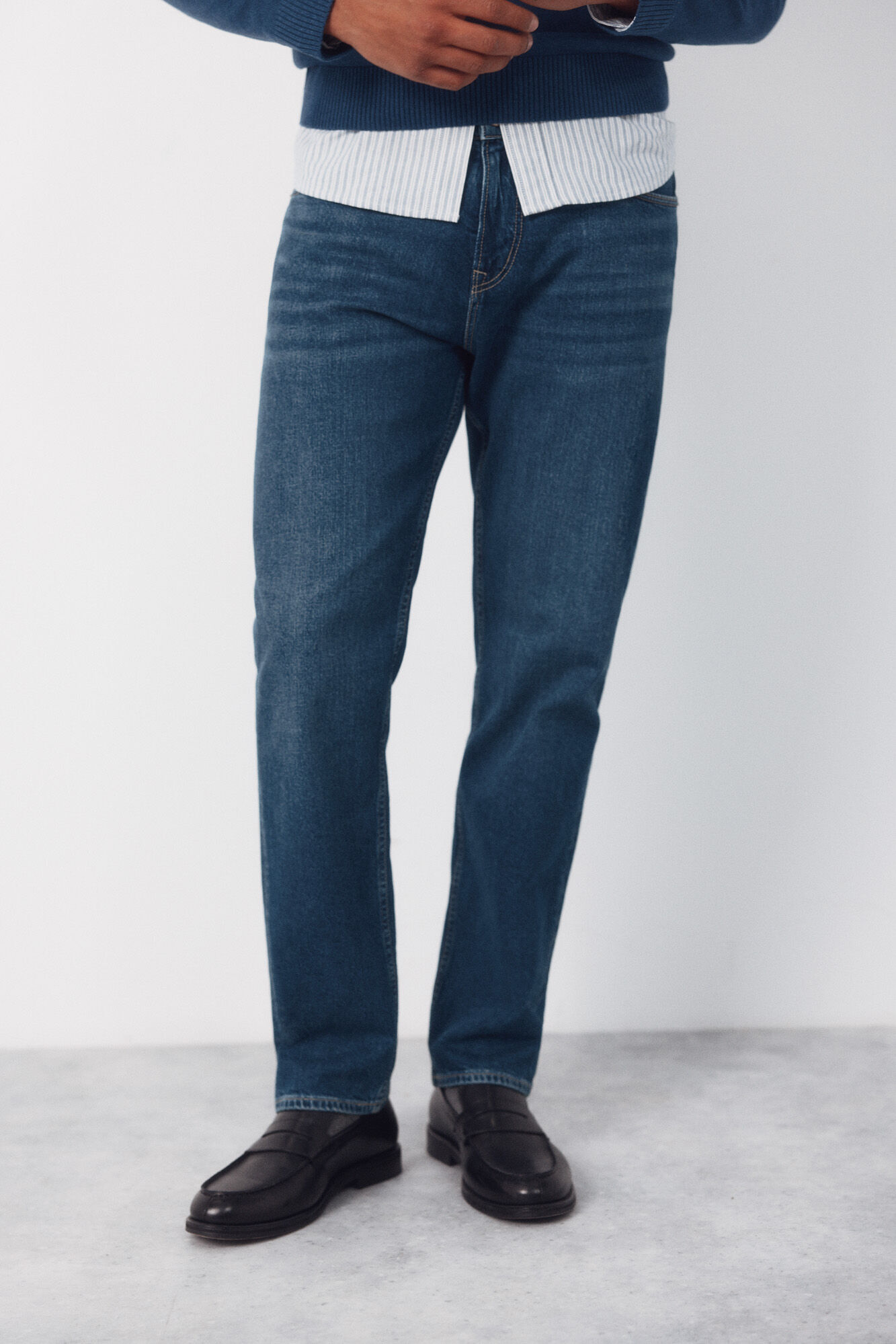 Cortefiel Pantal&oacute;n vaquero ligero regular fit