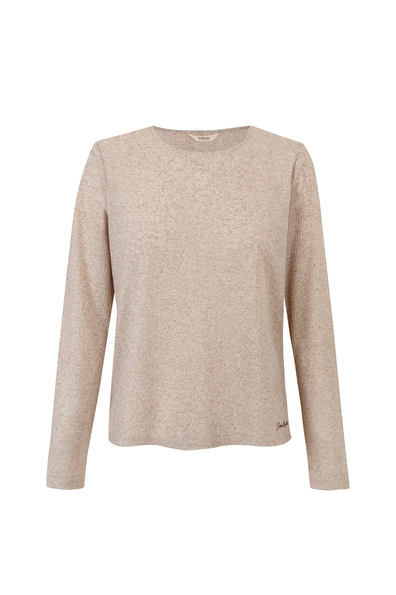 Slowlove Camiseta b&aacute;sica melange
