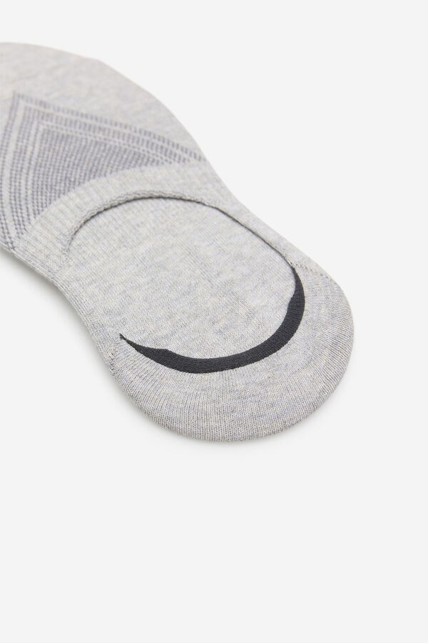 Cortefiel Calcet&iacute;n COOLMAX&reg; invisible Gris oscuro