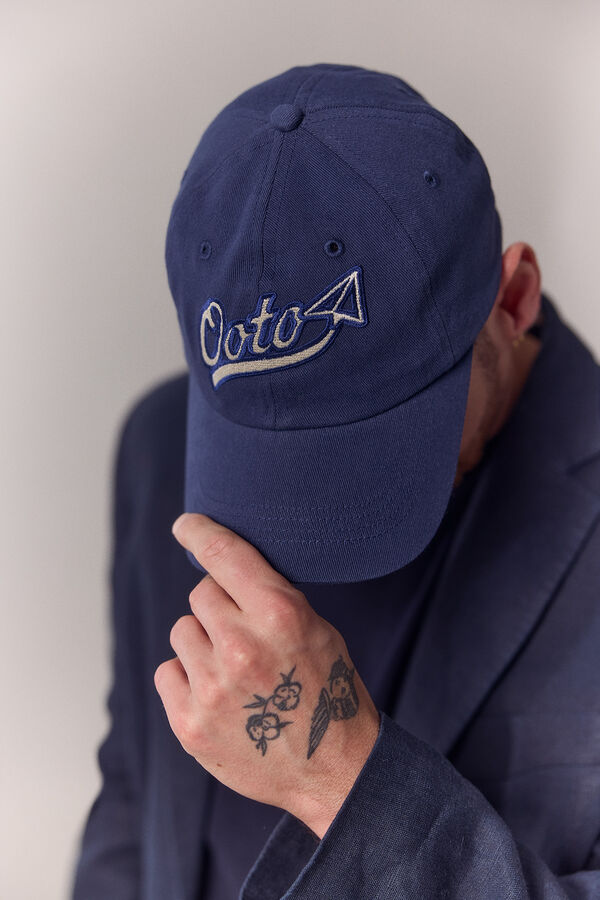 OOTO Gorra visera textil Azul marino