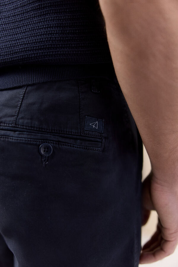 OOTO Chino casual slim Azul marino