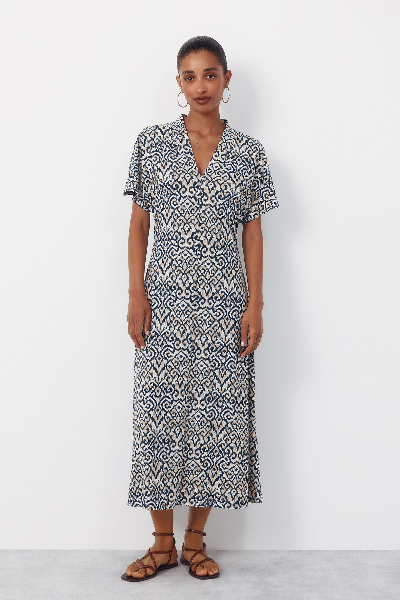 Cortefiel Vestido estampado