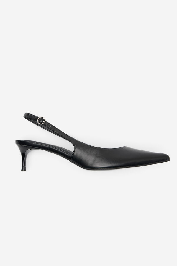 Cortefiel Zapato de sal&oacute;n destalonado Negro