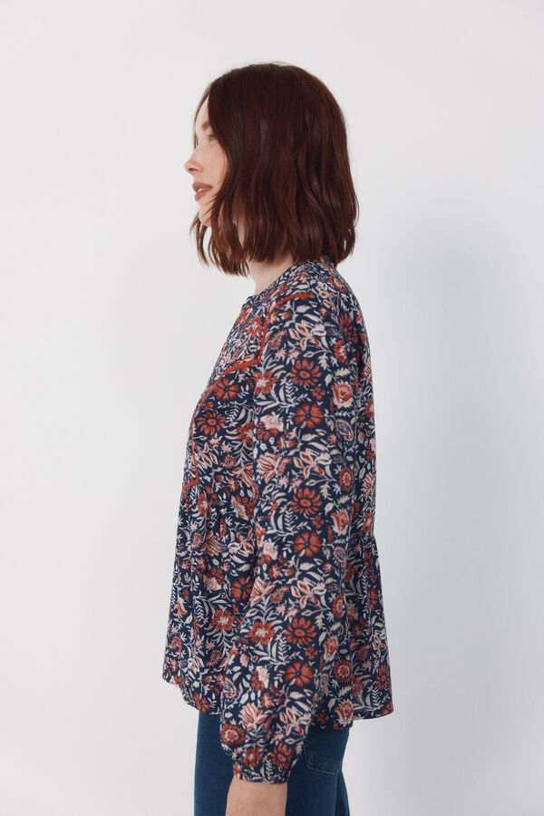 Cortefiel Blusa mao acolchada Multicolor