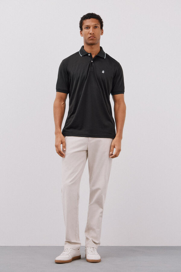 Cortefiel Polo coolmax&reg; Negro