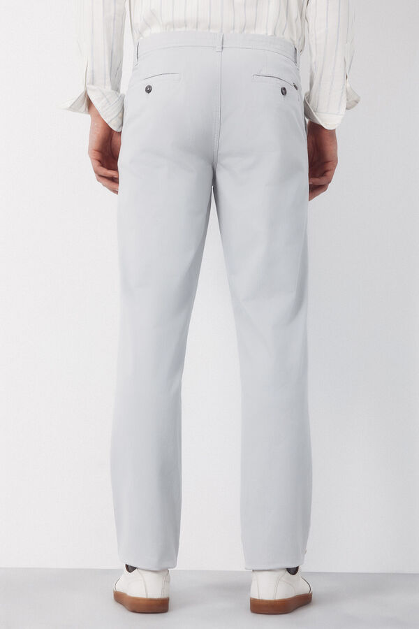 Cortefiel Pantal&oacute;n chino regular fit Gris
