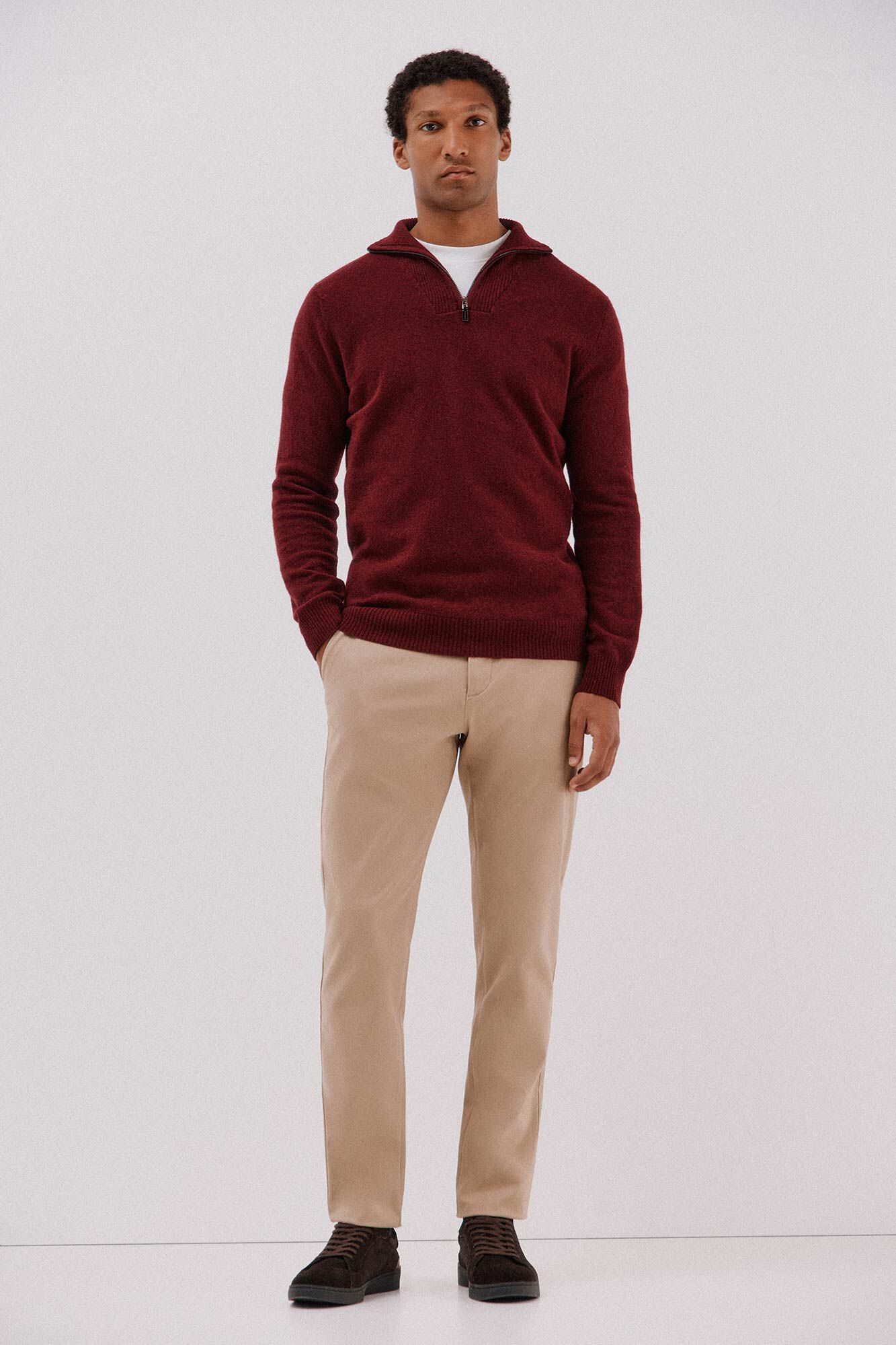 Cortefiel Pantal&oacute;n chino print slim