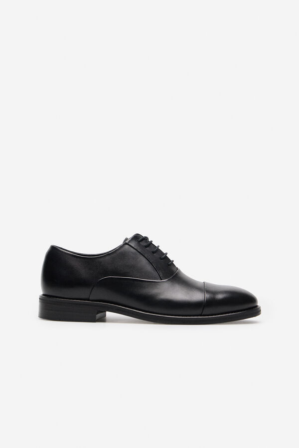 Cortefiel Zapato de vestir con cordones Negro