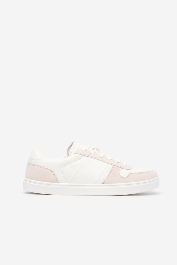 Cortefiel Tenis piel Blanco