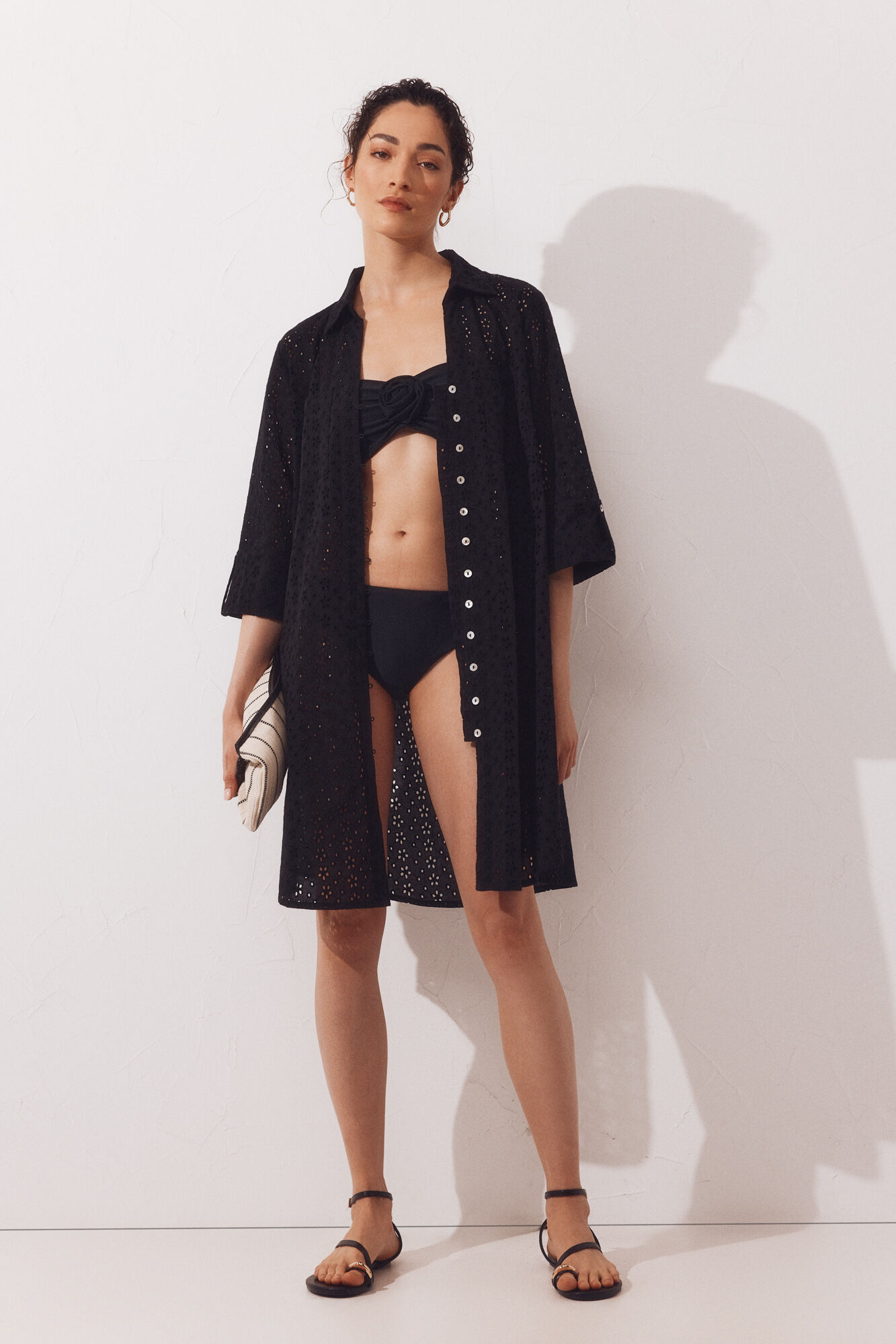 Cortefiel Pantal&oacute;n de mujer bordado