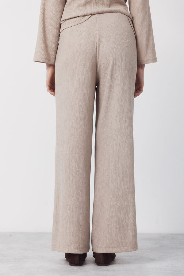 Cortefiel Pantal&oacute;n de tejido Beige