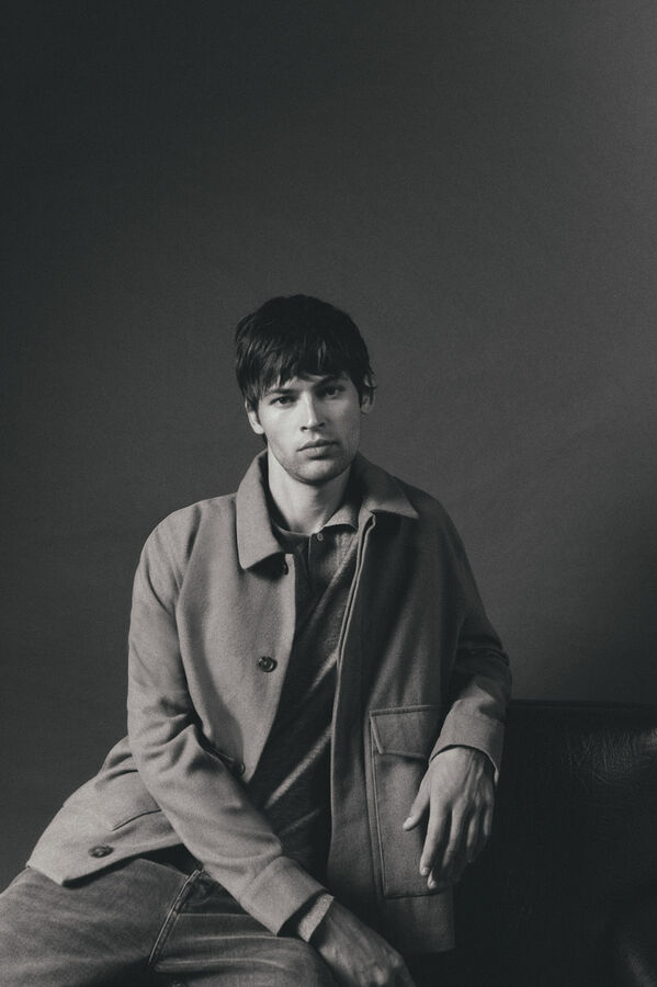 OOTO Cazadora mezcla lana Marr&oacute;n