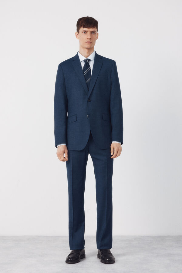 Cortefiel Americana traje ojo de perdiz coolmax&reg; Azul oscuro