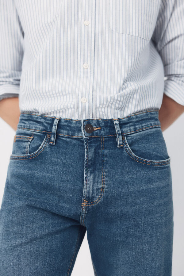 Cortefiel Pantal&oacute;n vaquero regular fit Azul