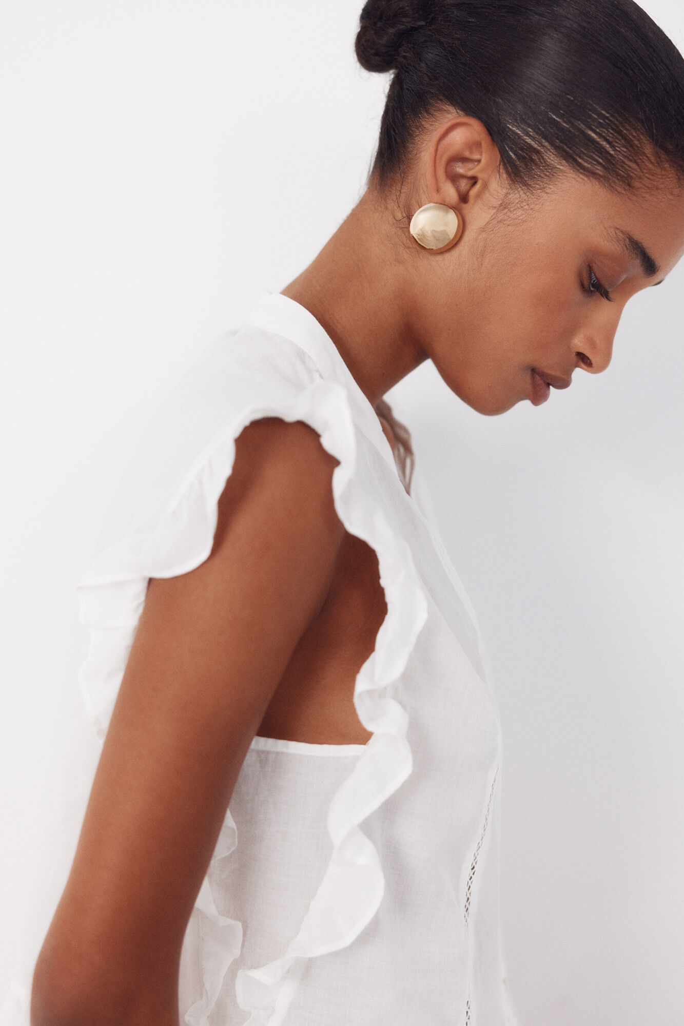 Cortefiel Blusa con volante
