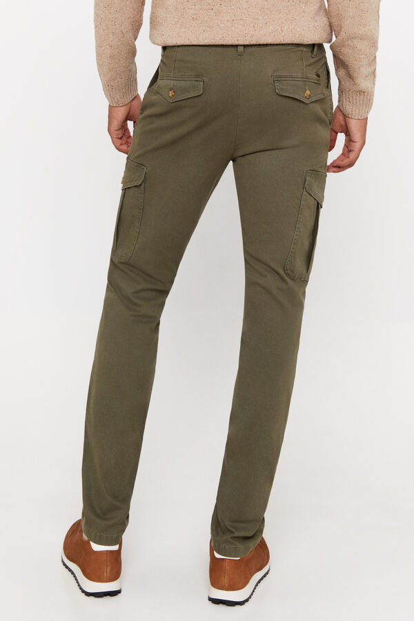 Cortefiel Pantal&oacute;n cargo Kaki