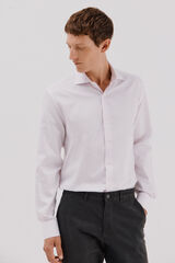 Cortefiel Camisa de vestir de rayas f&aacute;cil plancha Rosa