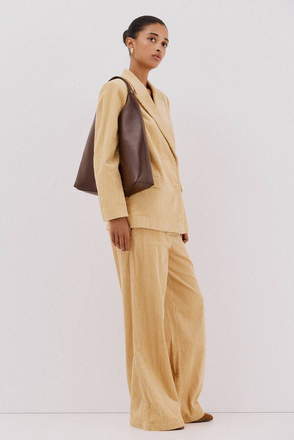 Cortefiel Bolsa hobo Marr&oacute;n oscuro