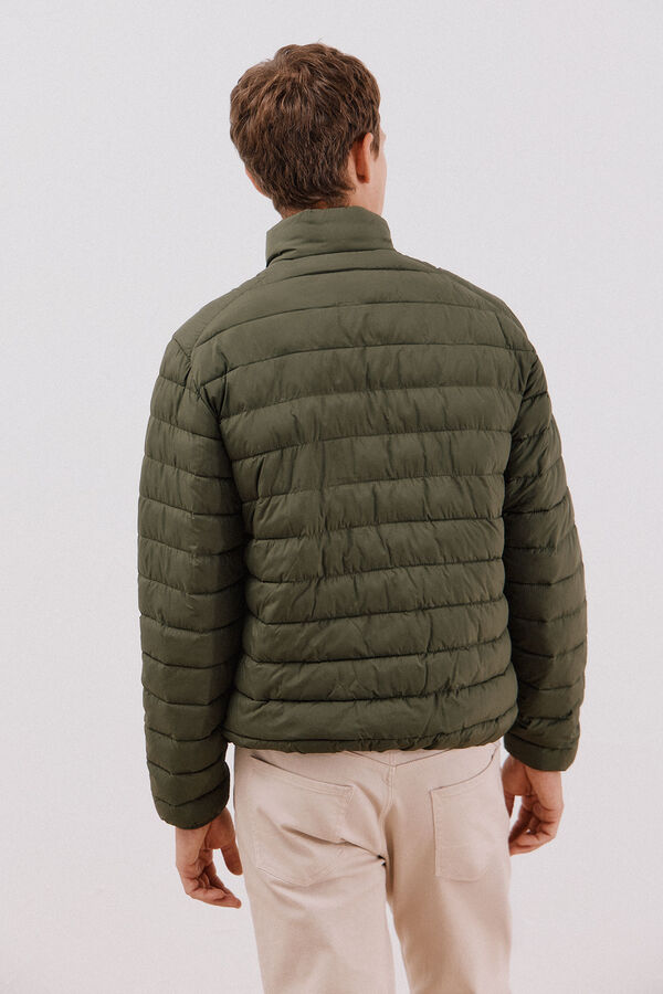 Cortefiel Chamarra acolchada ultralight Kaki