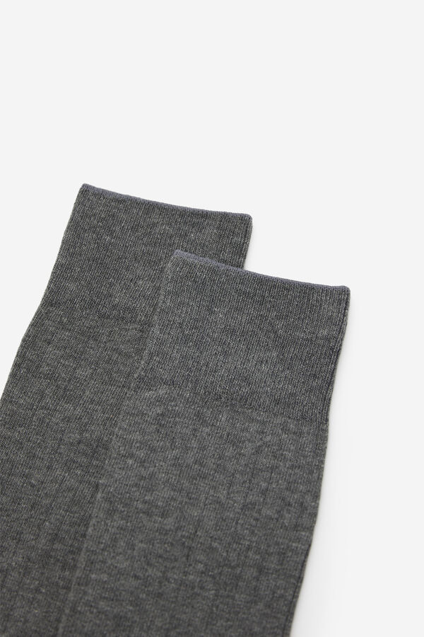 Cortefiel Calcet&iacute;n COOLMAX&reg; liso Gris