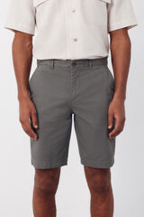 Cortefiel Bermuda chino regular print Kaki