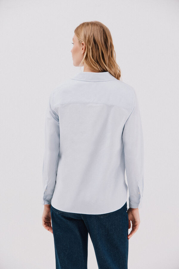 Cortefiel Camisa oxford Azul