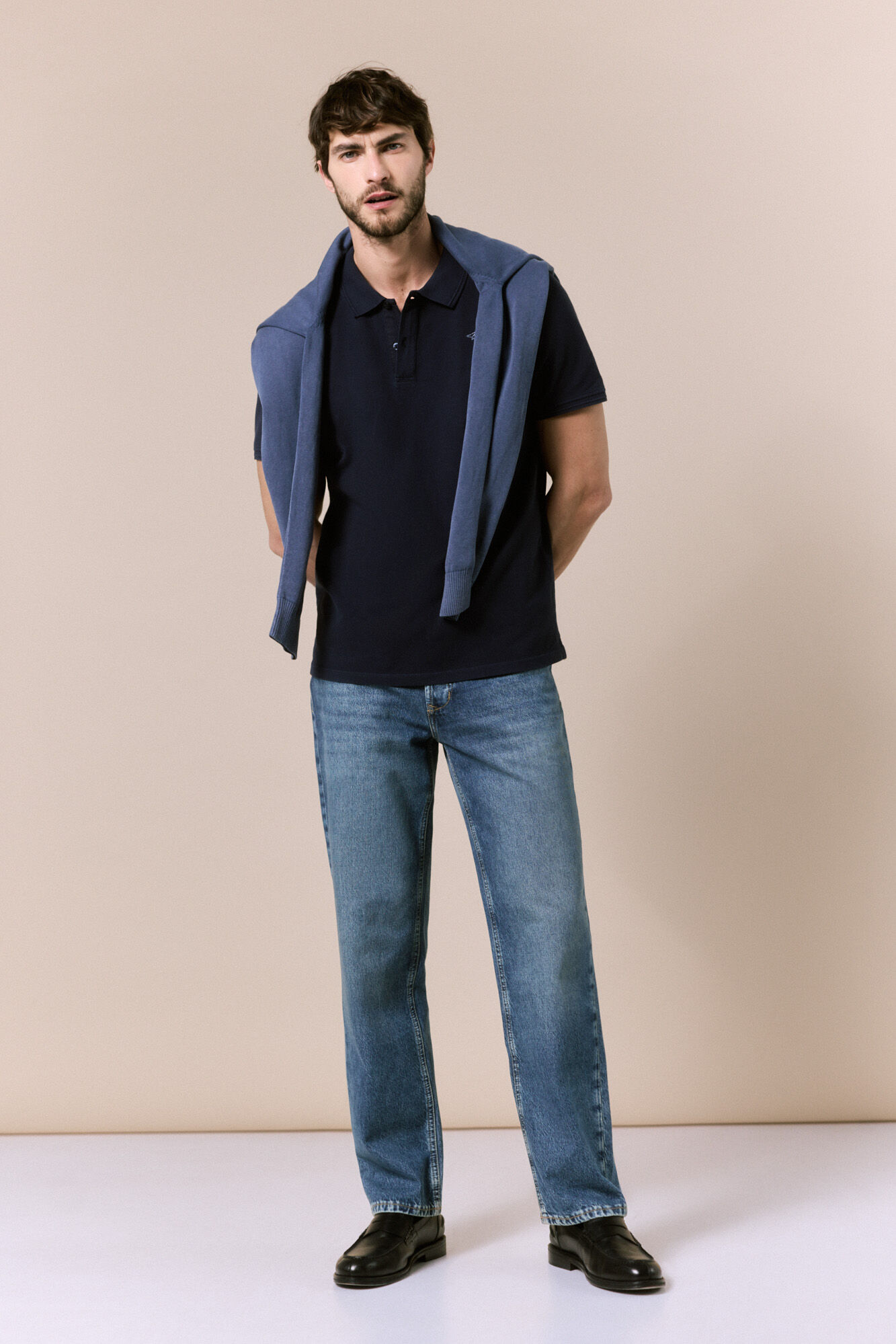 OOTO Polo b&aacute;sico piqu&eacute; lavado