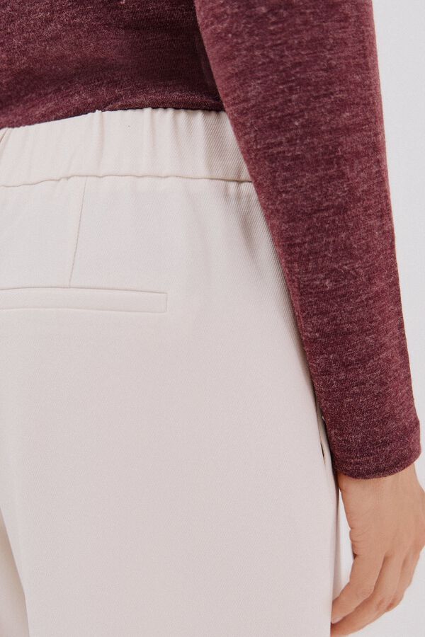 Cortefiel Pantal&oacute;n de mujer Blanco