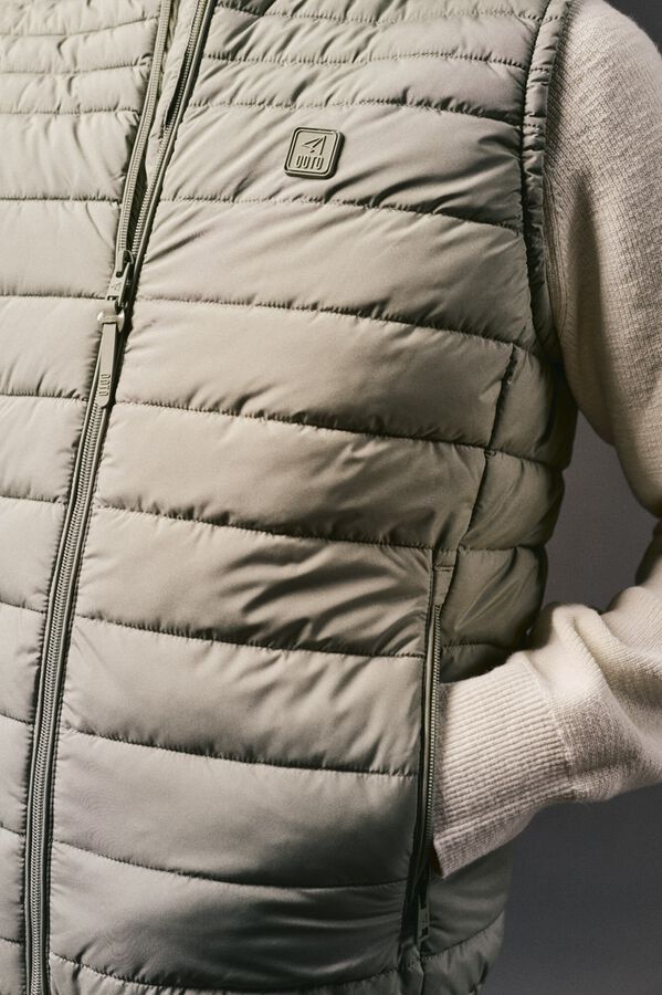 OOTO Chaleco acolchado ultralight Kaki