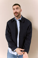 OOTO Cazadora ligera casual Azul oscuro