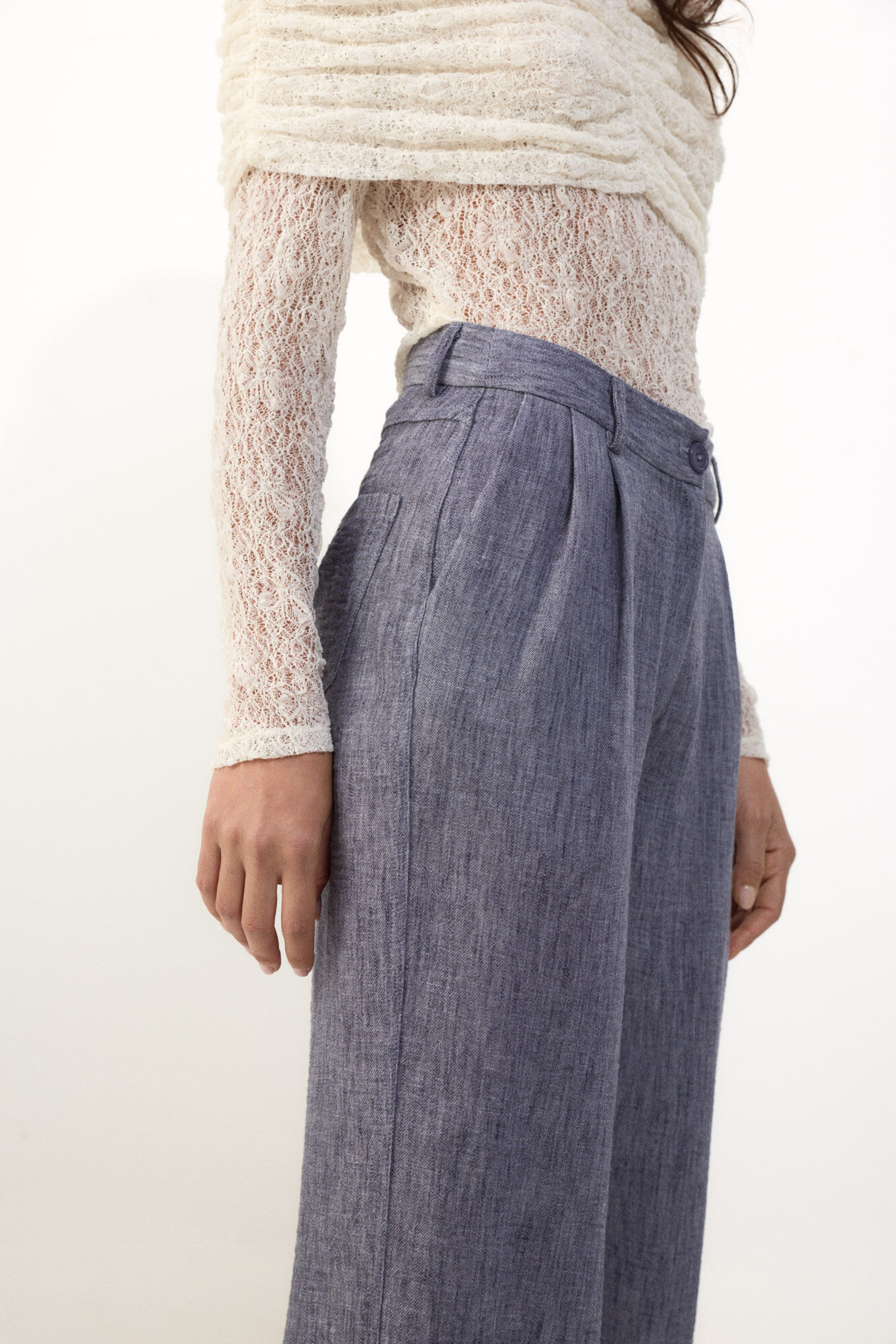 Slowlove Pantal&oacute;n fluido &iacute;ndigo