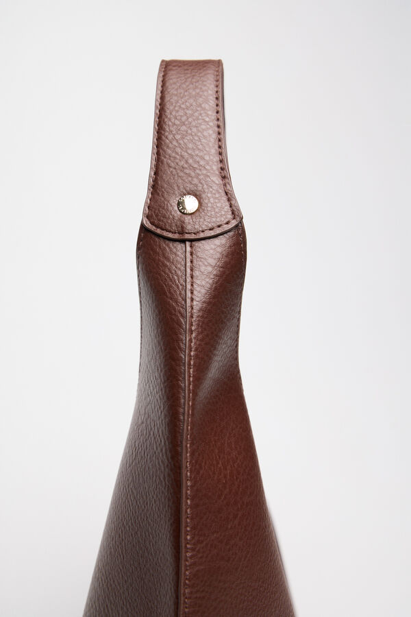 Cortefiel Bolsa hobo Marr&oacute;n oscuro