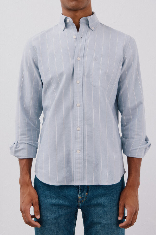 Cortefiel Pantal&oacute;n de mezclilla slim fit Azul