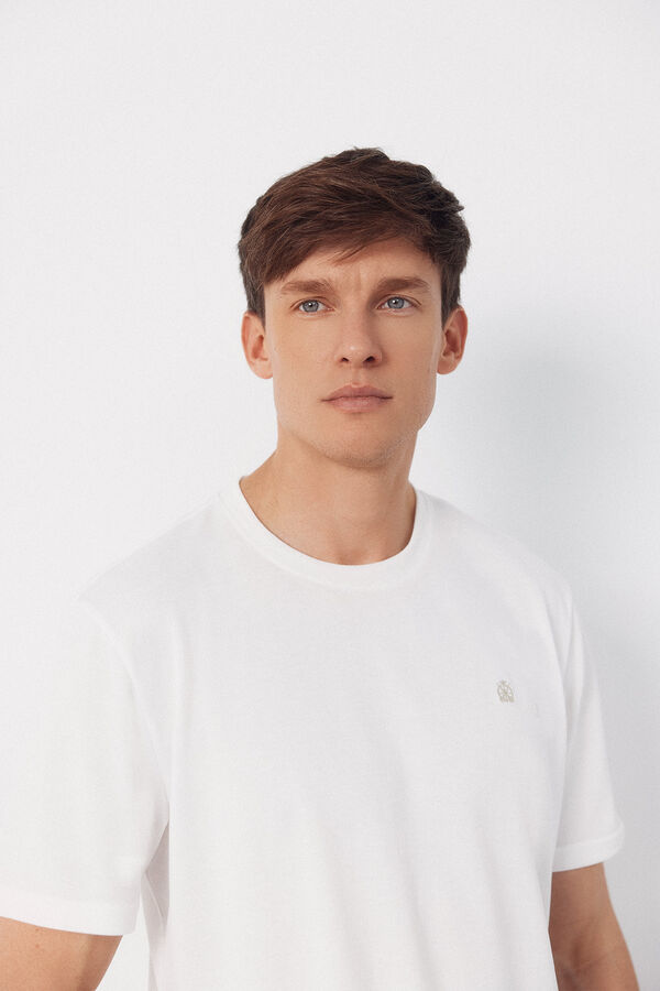 Cortefiel Camiseta COOLMAX&reg; Blanco