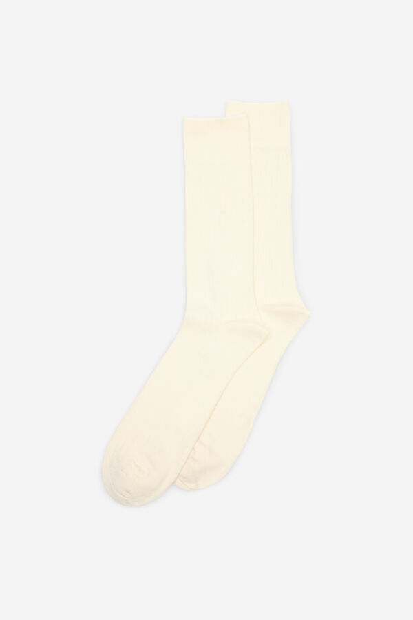 Cortefiel Calcet&iacute;n COOLMAX&reg; liso Beige