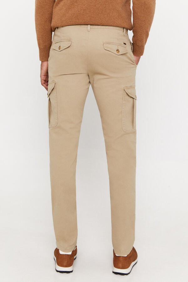 Cortefiel Pantal&oacute;n cargo Beige