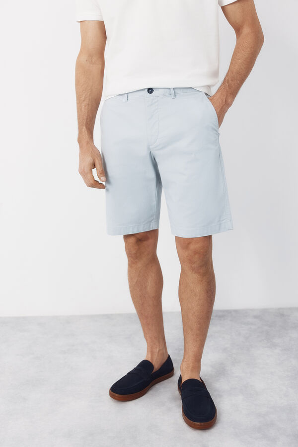 Cortefiel Bermuda chino Azul