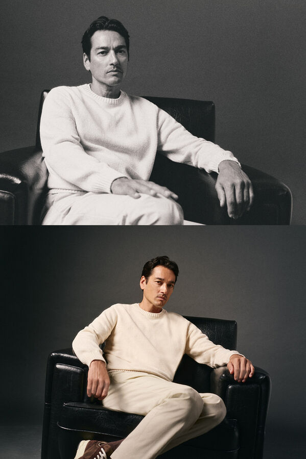 OOTO Jersey cuello redondo algod&oacute;n torzal Beige