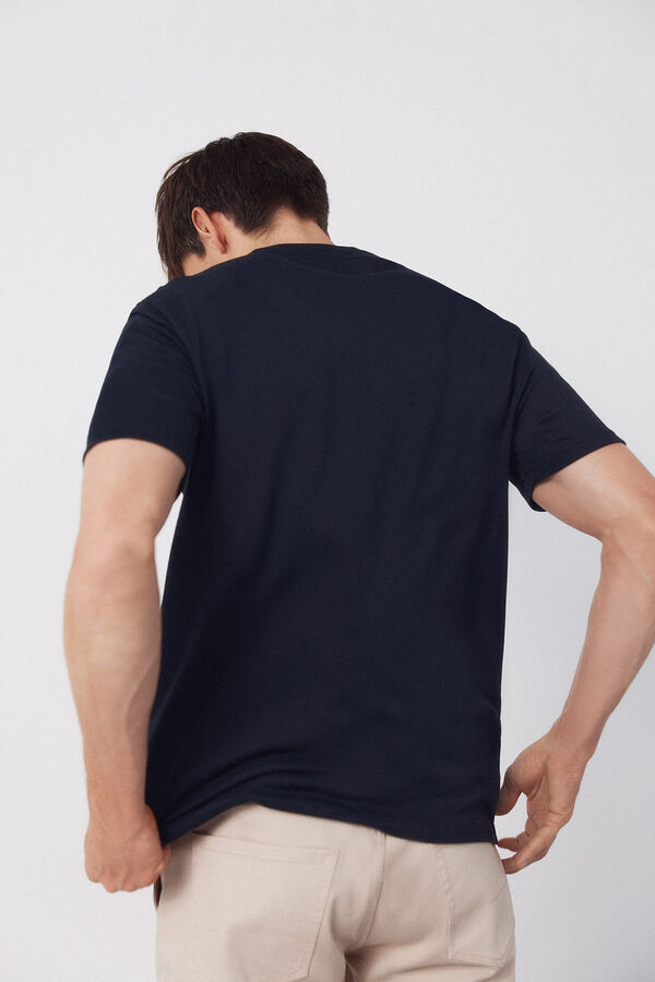Cortefiel Camiseta COOLMAX&reg; Azul marino