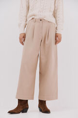 Cortefiel Pantal&oacute;n de sarga lavada Beige