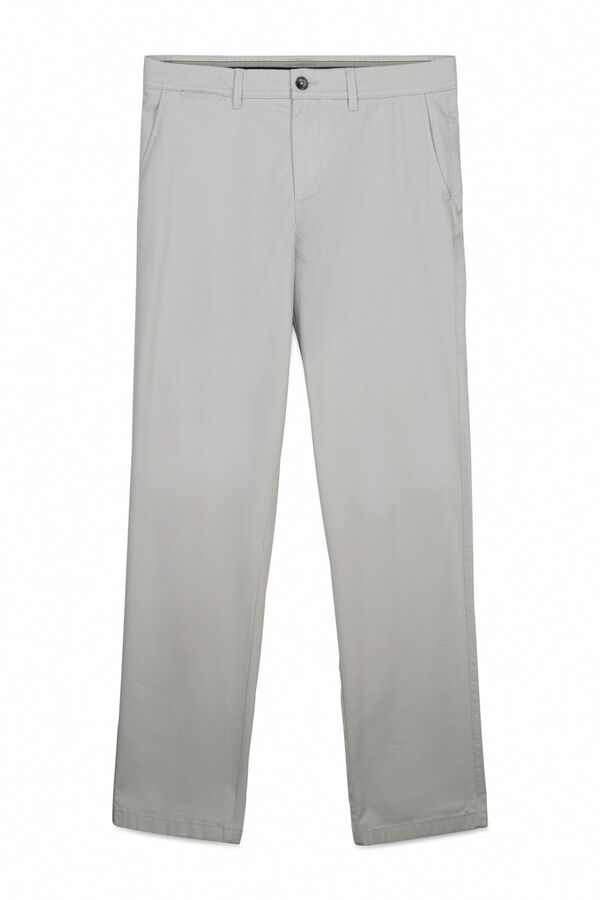 Cortefiel Pantal&oacute;n chino regular fit Gris
