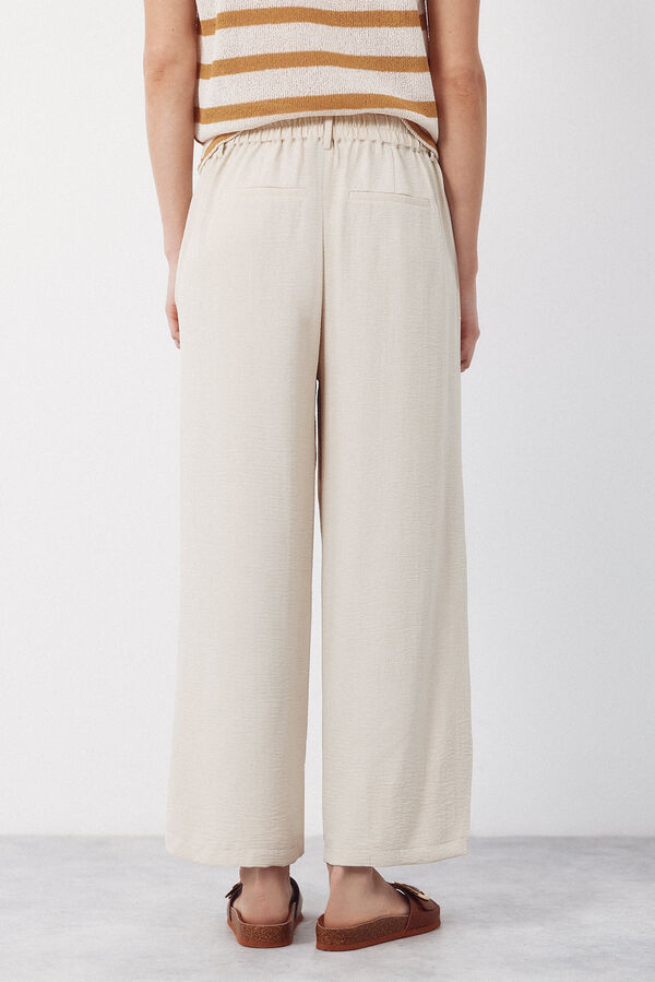 Cortefiel Pantal&oacute;n con textura Arena