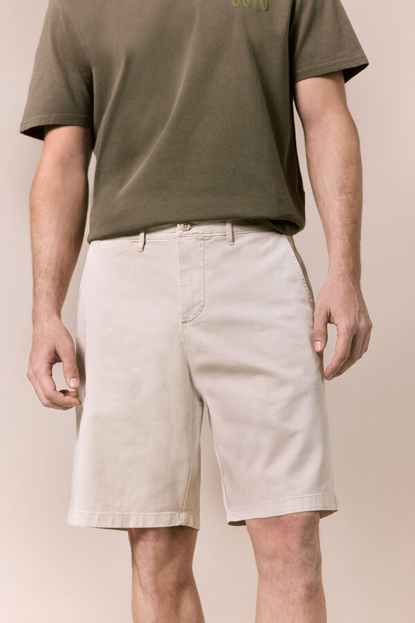 OOTO Bermuda b&aacute;sica Beige