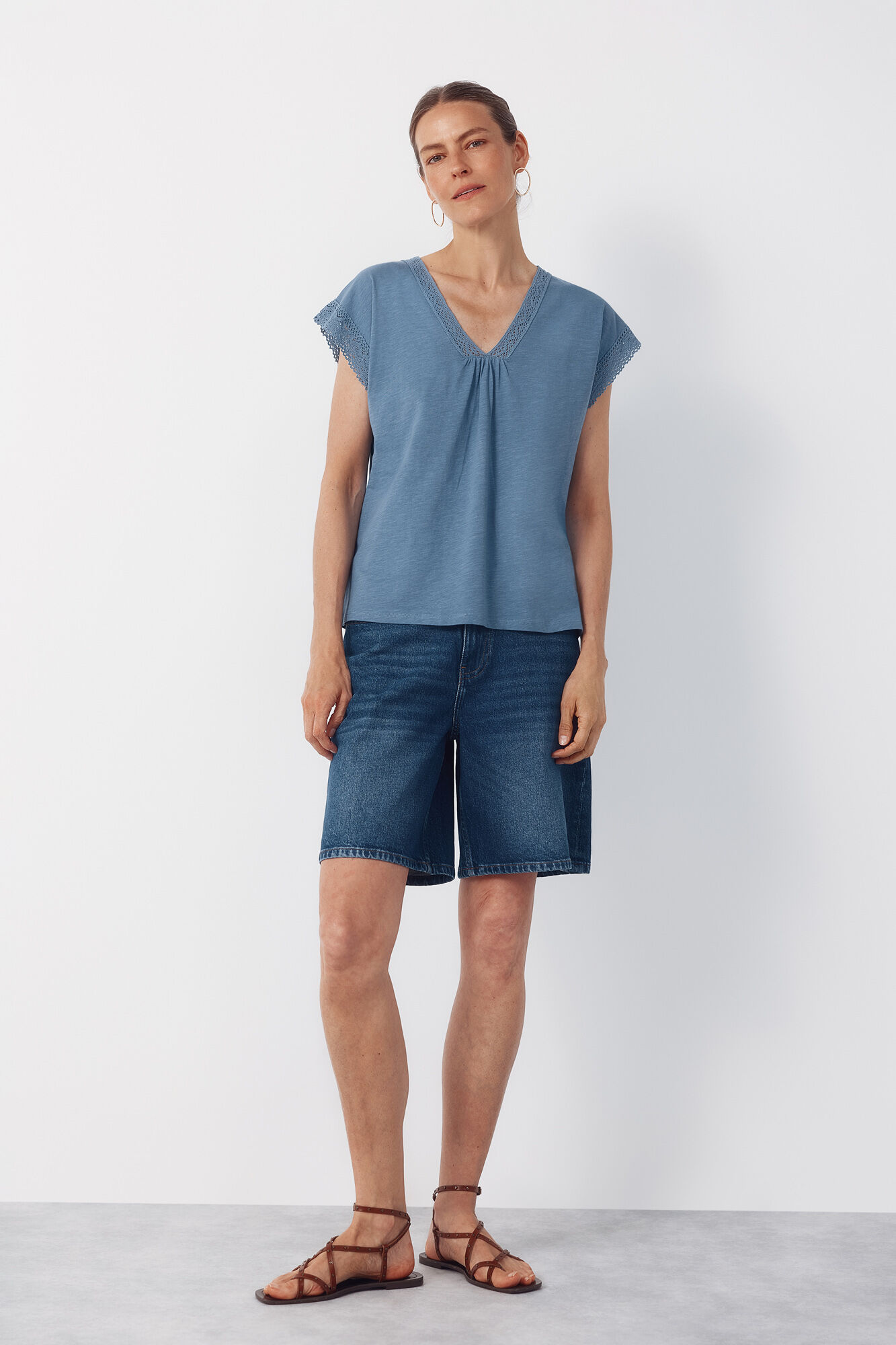Cortefiel Playera slub pasamaner&iacute;a