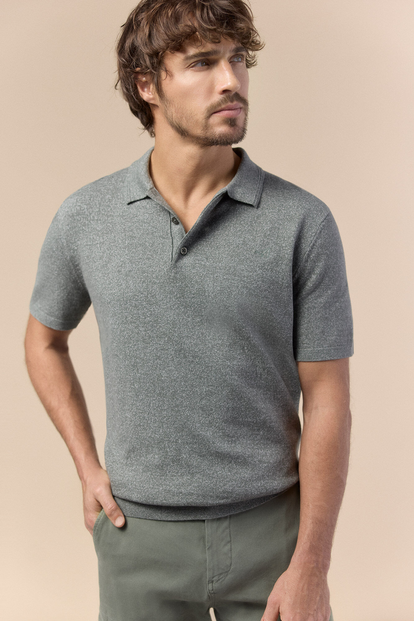 OOTO Jersey polo manga corta torzal