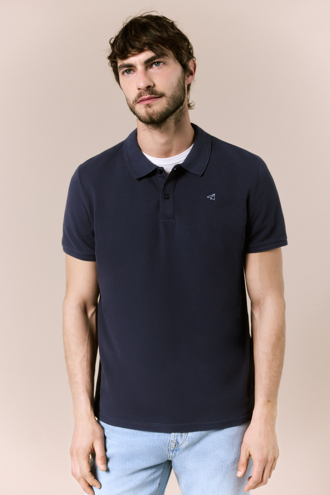 OOTO Polo b&aacute;sico piqu&eacute; lavado