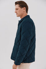 Cortefiel Sobrecamisa acolchada Azul marino