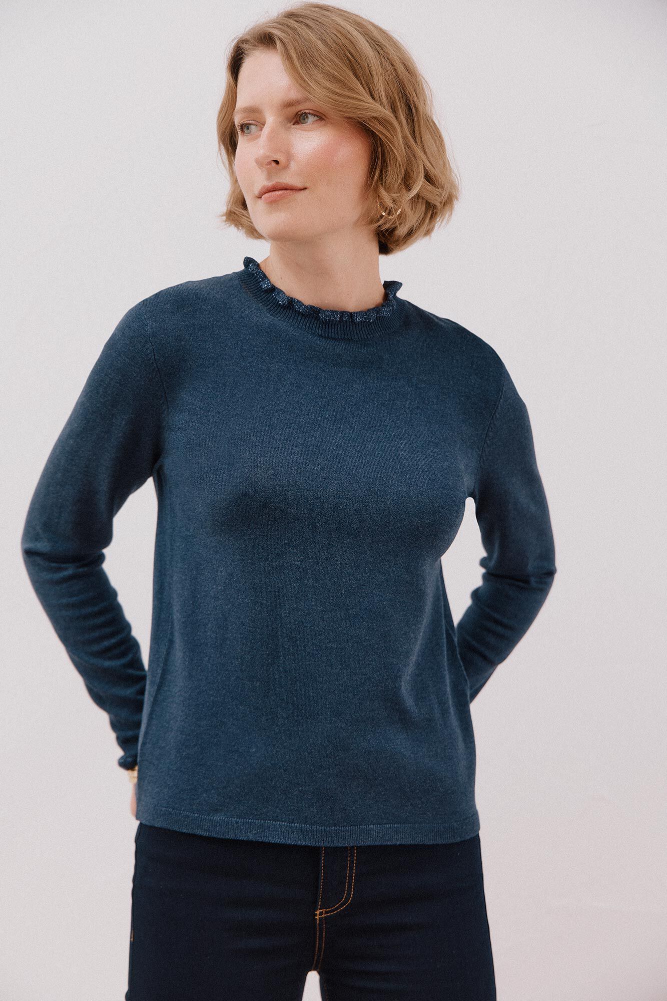 Cortefiel Chaleco de tejido calado