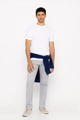 Cortefiel Pantal&oacute;n 5 bolsillos slim fit Gris