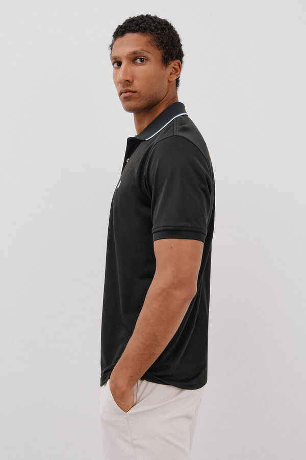 Cortefiel Polo coolmax&reg; Negro